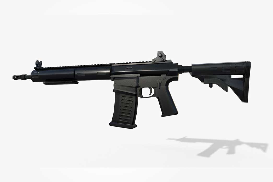 troy gun 3d model, 3d model troy gun, 3d rifle, rifle 3d model,