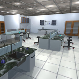 3d chemistry lab, 3d lab, 3d laboratory, chemistry lab, lab environment,