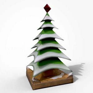 tree 3d model, 3d model tree, stylized tree 3d model, christmas tree 3d model, free tree 3d model,