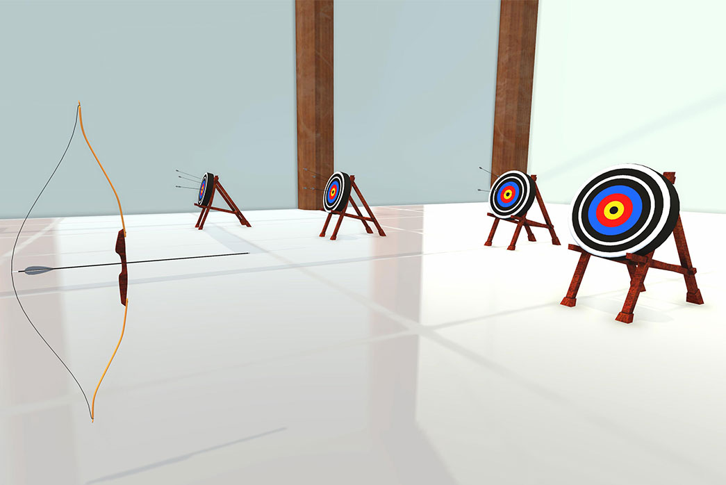 archery environment, archery environment pack, archery targets, 3d arrows and targets,