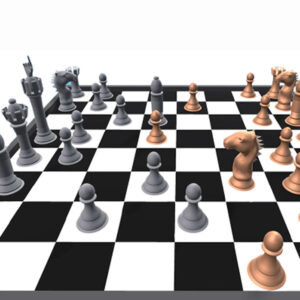 3d wooden chess, 3d chess, chess 3d model, 3d chess board,