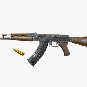 ak-47 rifle 3d model, assault rifle 3d model, 3d gun, 3d assault rifle,