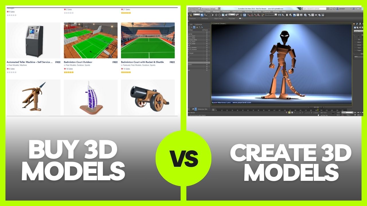 buying 3d models, create 3d models, advantages of buying 3d models,
