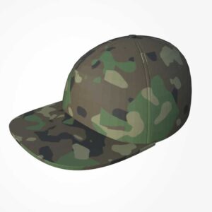 cap 3d model, camouflage cap,