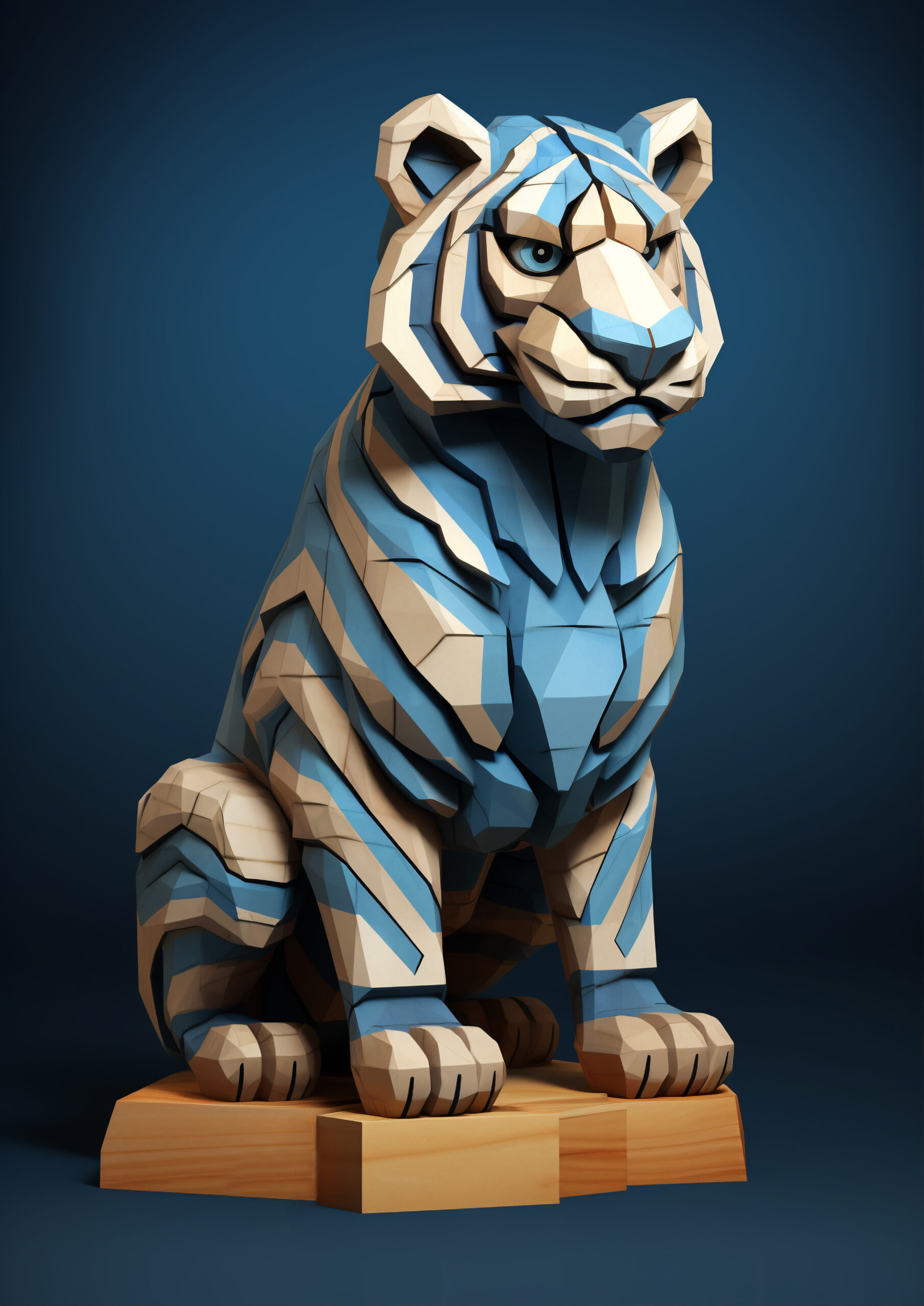 free rigged 3d models, rigged lion sitting,